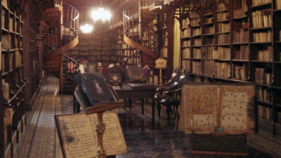 L'antica biblioteca del Monastero