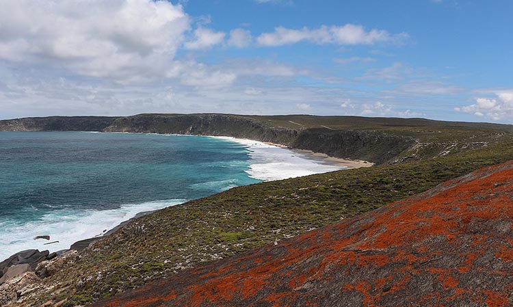 Kangaroo Island Parco Nationale di Flinders con vista dalle Remarkable Rocks