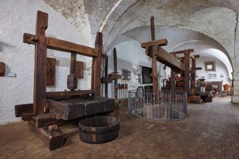 Museo del vino-Torchio a vite(Foto H.MGasser