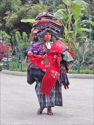 Tikal Una venditrice ambulante