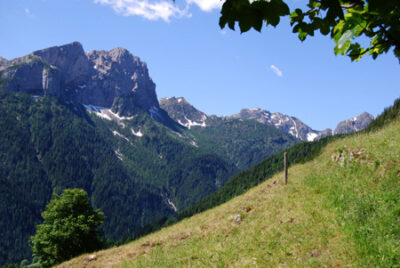 Panorama sulle Dolomiti di Brenta