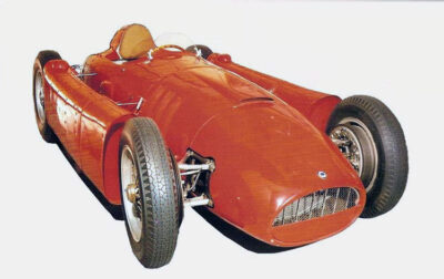 La monoposto D50 di Formula Uno del 1954 ora conservata al Museo dell'Automobile di Torino