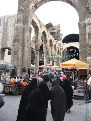 Damasco_Tra i resti della Chiesa Bizantina