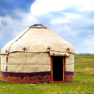 Kazakistan tipica tenda dei nomadi