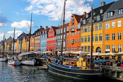 Gli edifici colorati di Copenhagen