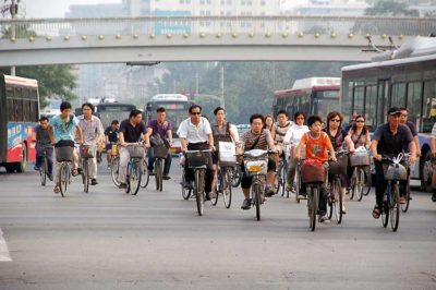 Beijing bicylists