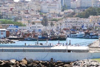 Tangeri Le barche dei pescatori ormeggiate nel porto