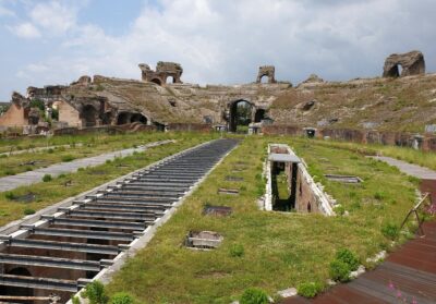 Un'altra immagine dell'arena dove si battevano i gladiatori