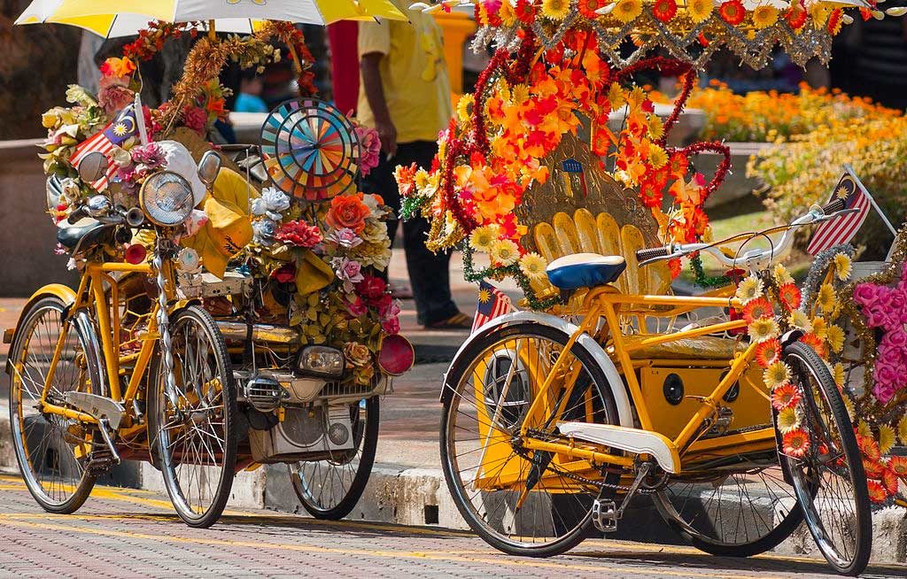 Malacca Colourful bicycles