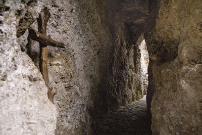 Sacro Speco, la grotta naturale in cui Francesco scrisse la regola del suo Ordine. Credit Monica Domeniconi 
