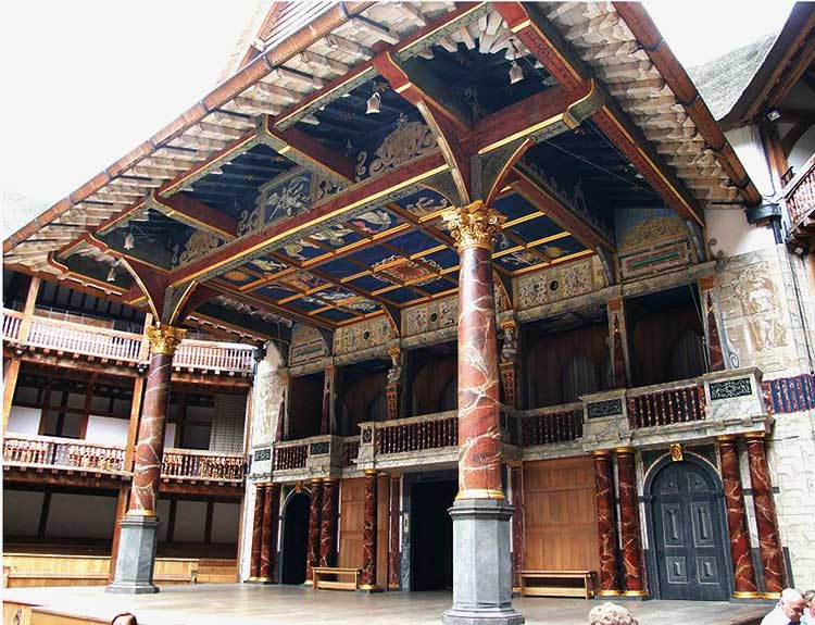 Shakespeare Globe Theatre, il palcoscenico