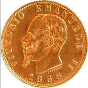 Le monete 20 Lire Vittorio Emanuele-II