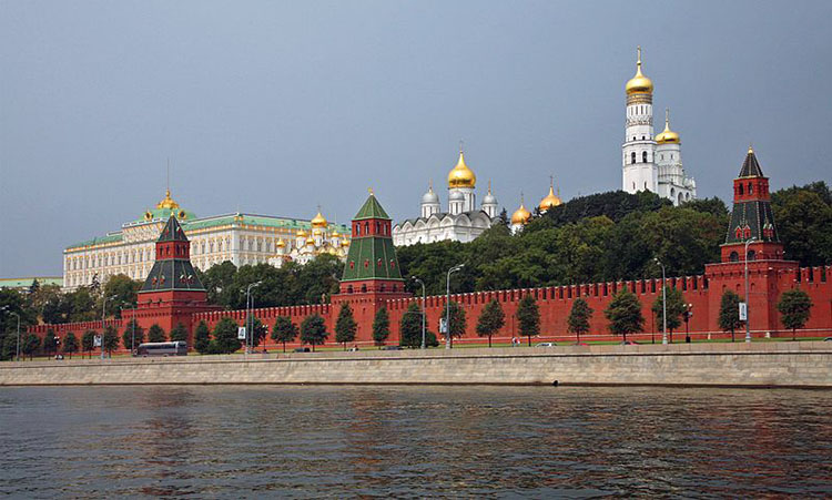 Mosca Il Kremlino foto Di W. Bulach