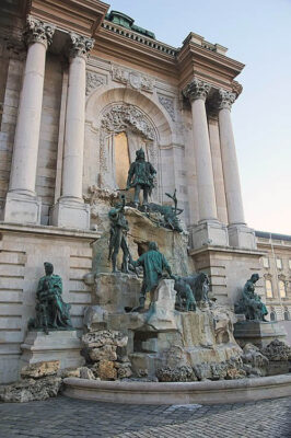 Ungheria Budapest la Fontana di Matías