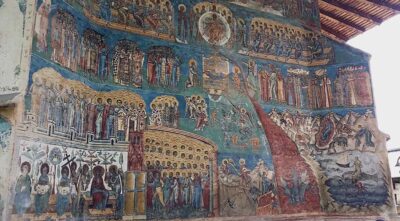 Bucovina Gli affreschi del monastero di Voronet