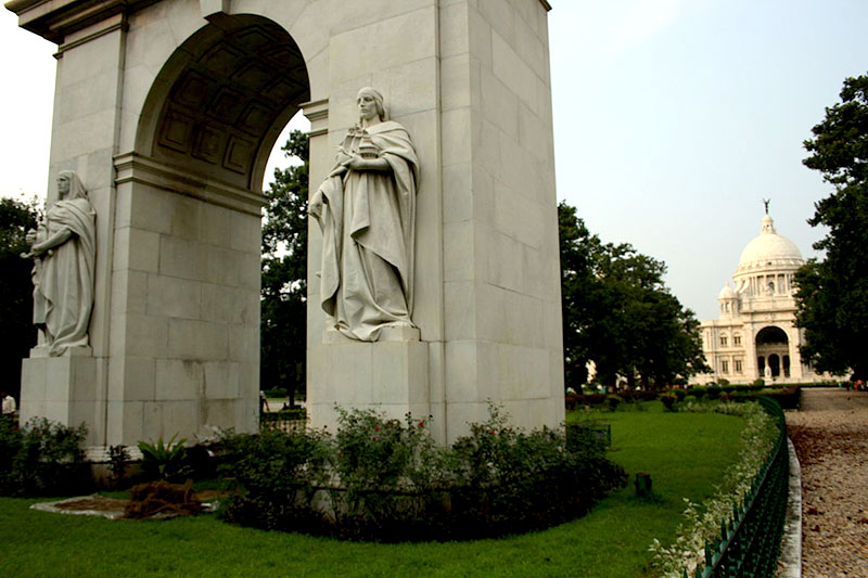 Calcutta King Edward VII Arch VictoriaMemorial