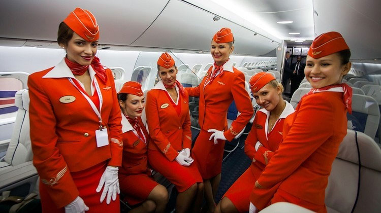 uniformi hostess aeroflot