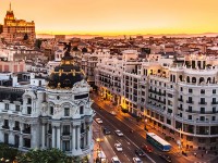 Vista panoramica di Madrid