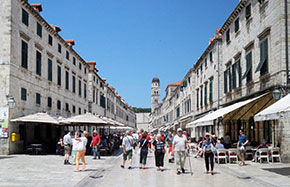 Lo Stradun di Dubrovnik, la via principale