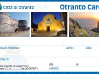 Tassa di soggiorno nella “Otranto card”