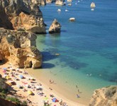 Portogallo Un tratto di costa nella regione meridionale dell'Algarve