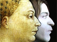 La comparazione tra il profilo della duchessa Bianca Maria Sforza e quello, ricostruito, di suo figlio Galeazzo