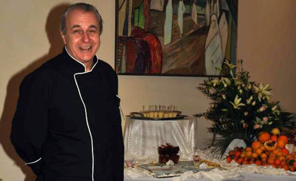 Lo chef Nicola De Palma del ristorante “L’Olivéro”