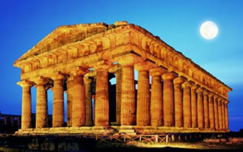Oestum Il tempio dorico di Paestum