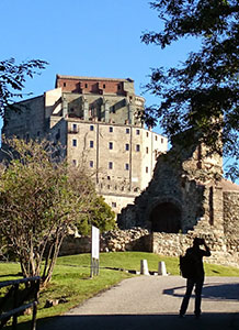 La Sacra di San Michele con i resti del Santo Sepolcro di Gerusalemme