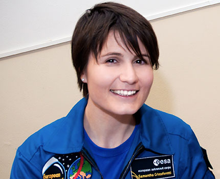Samantha Cristoforetti viaggiatrice nello spazio