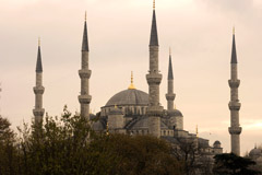 Istanbul Il profilo più noto della città, quello della moschea Aya Sofia (© Giulia Mercanti)