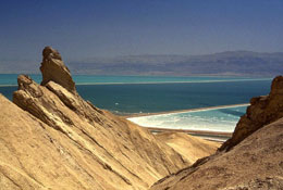 Terrasanta Insenature salate costeggiano il Mar Morto