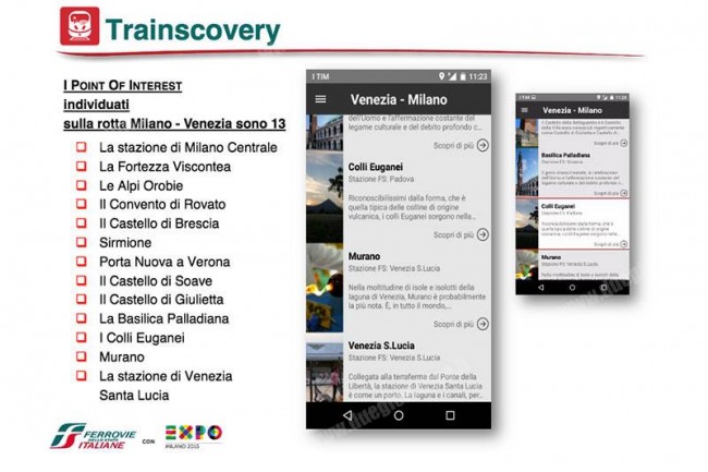 Trainscovery, l’app che guida i viaggiatori a scoprire l’Italia