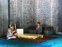 Uzbekistan Momento di preghiera in una moschea a Khiva © Micaela