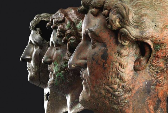 I busti bronzei di Adriano