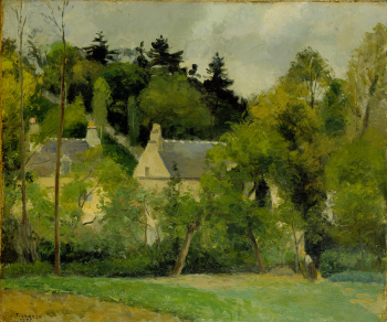 Camille Pissarro Paysage à l'Hermitage, Pontoise