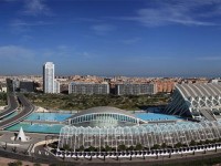 La città delle arti e delle scienze, disegnata dall'archistar Santiago Calatrava