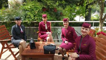 Qatar Airways Hostess