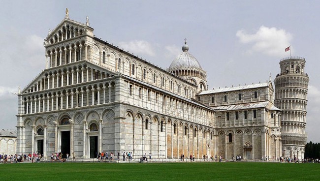 Il Duomo di Pisa con la Torre pendente