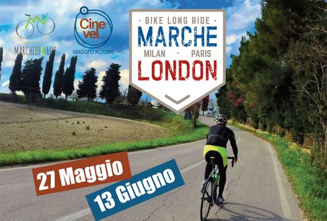 Marche – London promozione in Europa in bicicletta