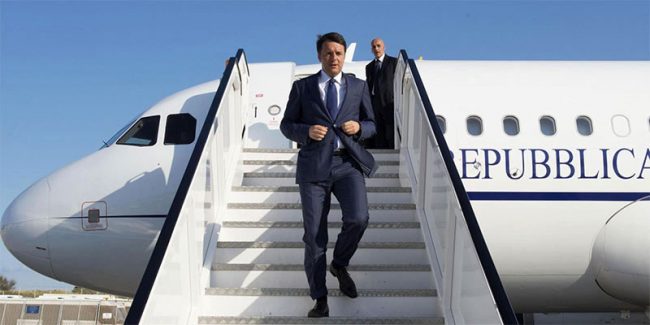 Air Force Renzi: tu vo fà l’americano ma si nat in Italy