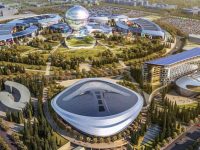 L'area espositiva di Expo 2017 ad Astana in Kazakistan