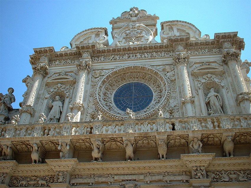 Barocco Santa Croce pietra in leccese