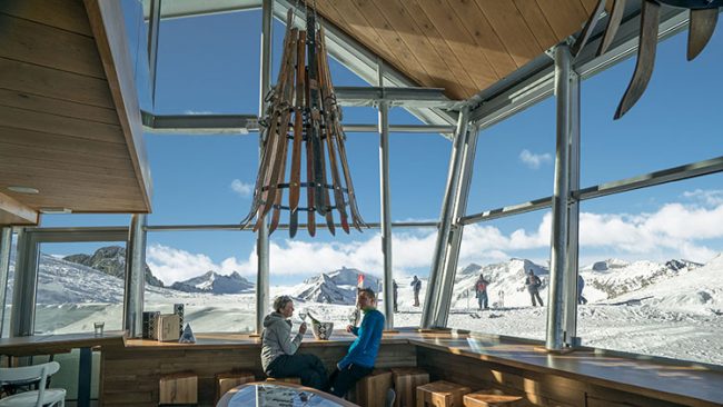 Il nuovo rifugio Panorama 3000 Glacier