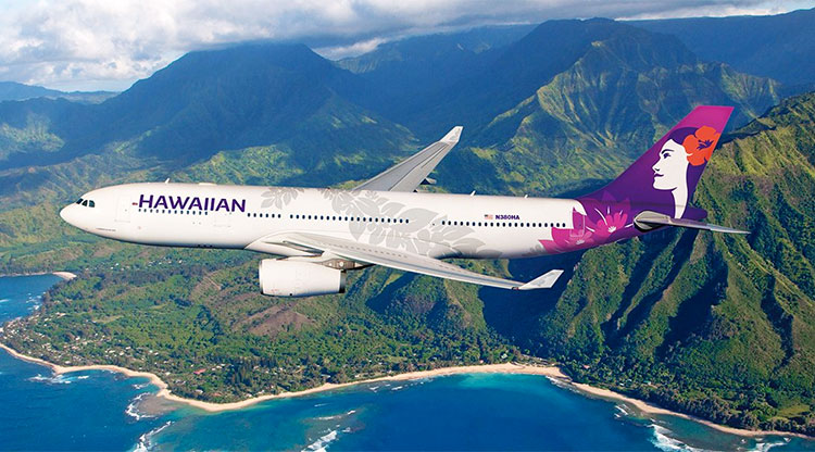 Passeggeri Hawaiian-Airlines