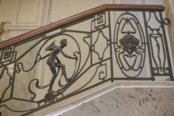 Praga ringhiera Liberty Stile-Art-Noveau