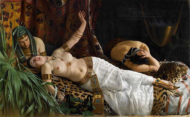 Achille Glisenti, Cleopatra morente, 1878