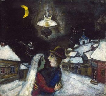 Impressionismo e avanguardie Marc-Chagall-Nella-notte,-1943