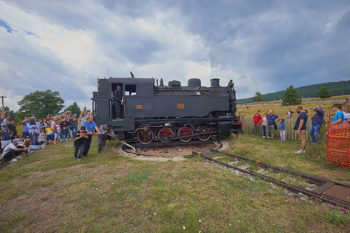 Treno della Sila. stazione dove avviene la rotazione della locomotiva (foto: emilio dati © 2018-Mondointasca.it)