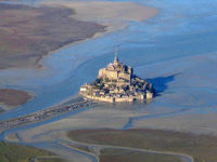 Mont Saint Michel visto dall'alto